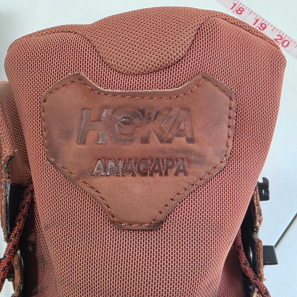 Hoka Anacapa Mid GTX Waterproof Hiking Boots Mens 13 Vibram Terra Cotta Gorpcore